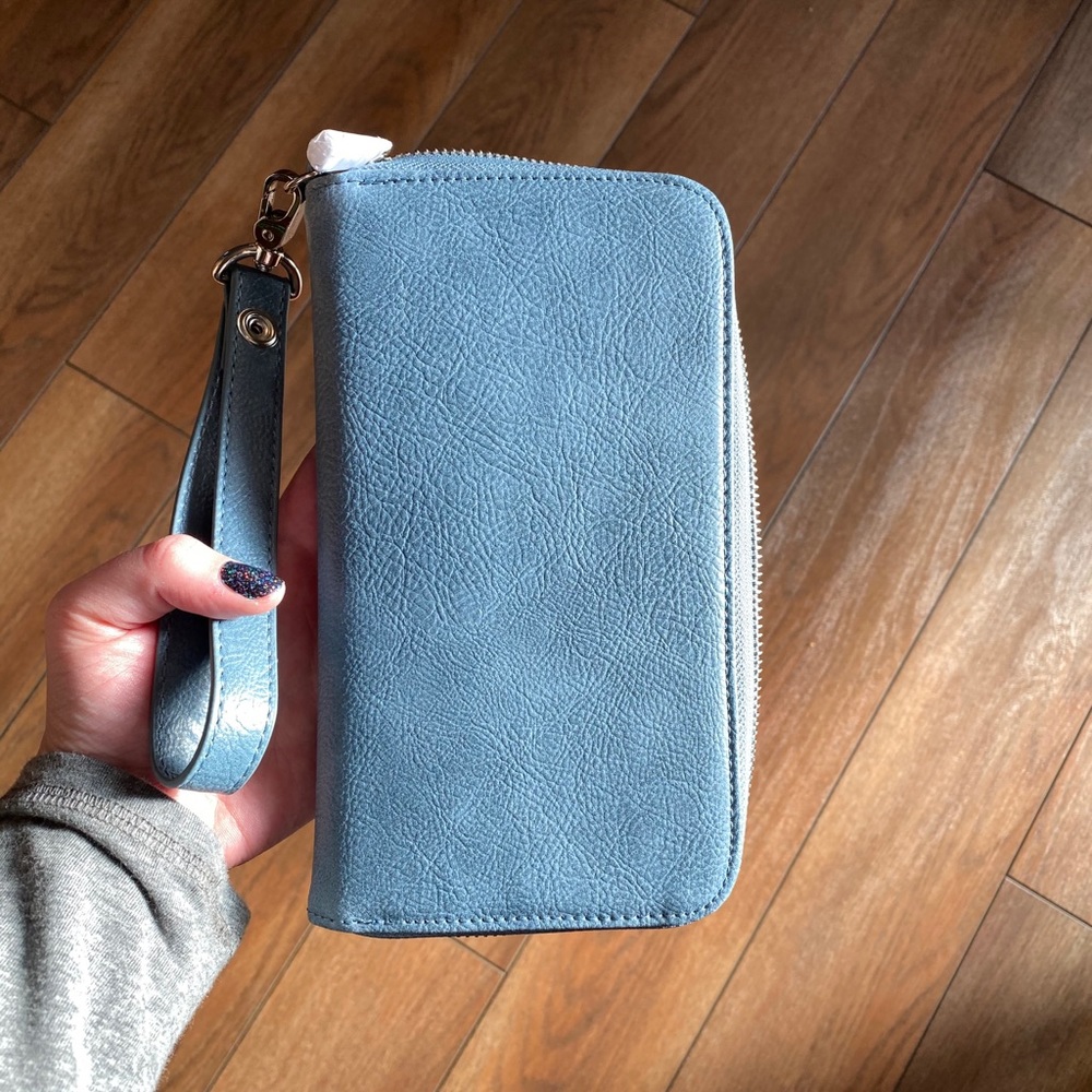 Thirty One All About the Benjamins Denim Wallet